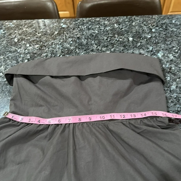 Zara STRAPLESS LONG DRESS - Picture 13 of 14